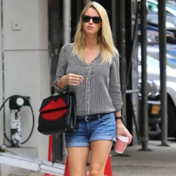 PAIGE Jimmy Jimmy Cuffed Cut-Off Jean Shorts - Picture 2 of 12